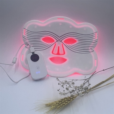 Hydrating Silicone Butterfly LED Face Mask ความถี่ 5V/1A 2600mAH ระยะเวลา 10/20 นาที