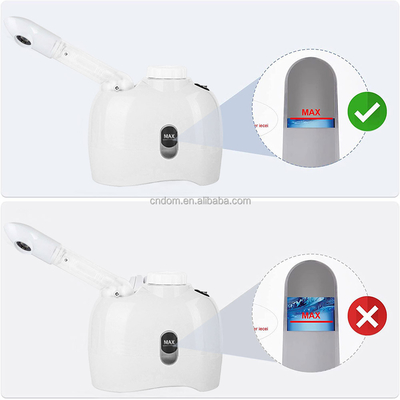 Hot Cold Nozzle Esthetician Steamer แหล่งไฟฟ้า 110-240 VAC สําหรับบ้าน สาลอนความงาม สปา