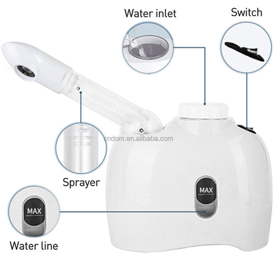 Hot Cold Nozzle Esthetician Steamer แหล่งไฟฟ้า 110-240 VAC สําหรับบ้าน สาลอนความงาม สปา