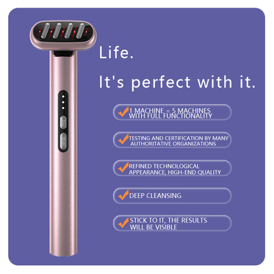 เครื่องนวดตาไฟฟ้า Rf EMS กระดานความงามใบหน้า กระดานความงามตา เครื่องนวดประเภท C