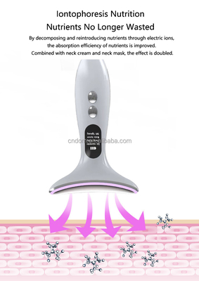 Neck Beauty เครื่องแบตเตอรี่ 3 หัว เครื่องนวดไฟฟ้าด้วยวัสดุเหล็กไร้เหล็ก ABS