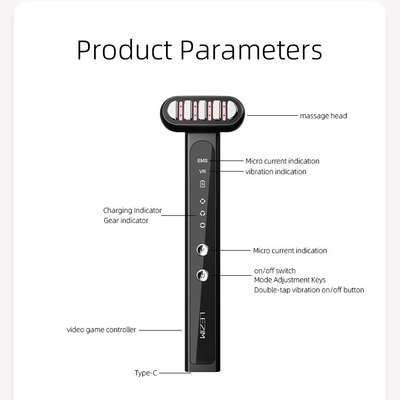 46G การอุ่นเครื่อง Anti Aging Eye Massager Pen Wand สําหรับใบหน้า คอ ตา ตา ร่างกาย EMS ไมโครคอเรนต์