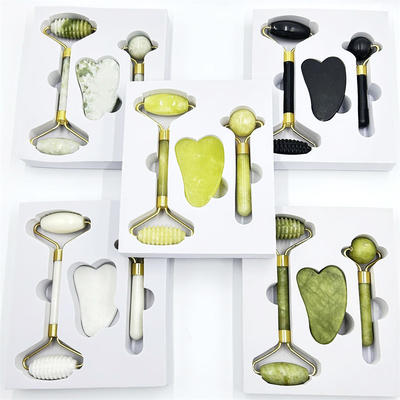 Xiuyan หินจับร่างกายใหญ่ Gua Sha Jade รอลเลอร์ Gua Sha สําหรับเส้นเลือดขอด