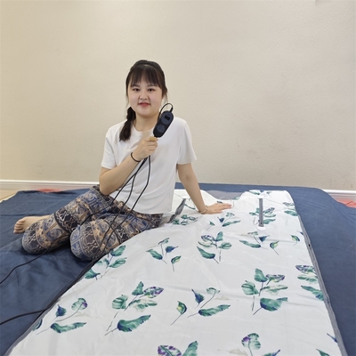 ความดันที่กําหนดเอง 110V-240V Sauna Blanket Detox Far Infrared สําหรับการลดน้ําหนัก