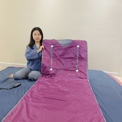 ความดันที่กําหนดเอง 110V-240V Sauna Blanket Detox Far Infrared สําหรับการลดน้ําหนัก