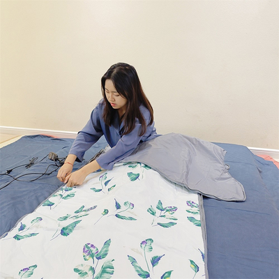 ซาวน่าล้างพิษและอินฟราเรด 180x160cm ผ้าห่มซาวน่าพับได้หลายครั้งที่มีฟังก์ชันทําความร้อน