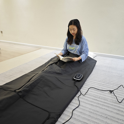 180x160cm ผ้าห่มซาวน่าอินฟราเรด สําหรับการลดน้ําหนักและความอ่อนแอ
