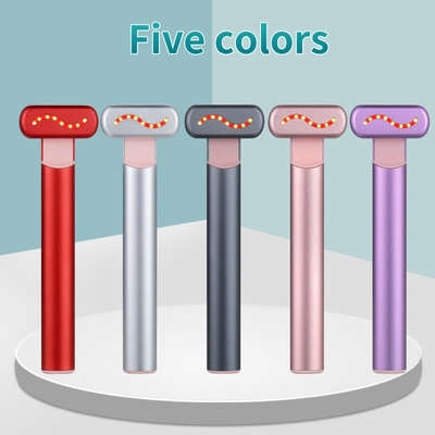 สั่นสะเทือน EMS อินทรีย์ฟรีเวิร์ค ตา Wand มือถือสําหรับการนวดใบหน้าและตา OEM / ODM