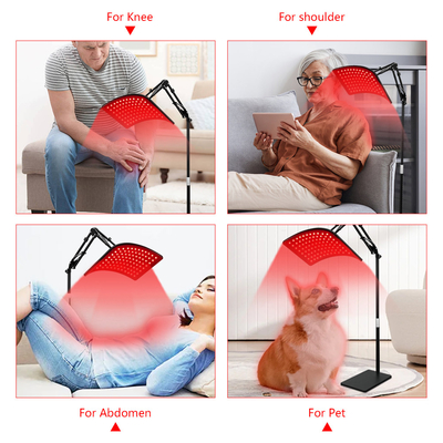 ความลึก 660nm และ 850nm Near Infrared Red Light Therapy Lamp สําหรับกระแสไฟออกของร่างกาย DC12V