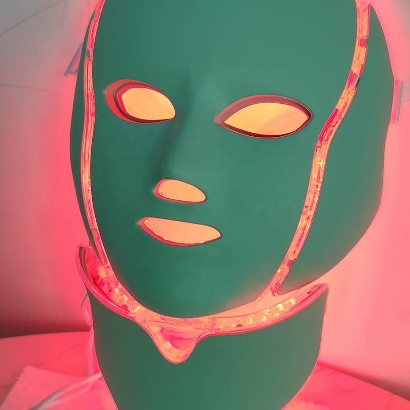 กล่องหน้ากากพลาสติก 7 สี LED Light Therapy สําหรับการกระชับผิวและลดริ้วรอย