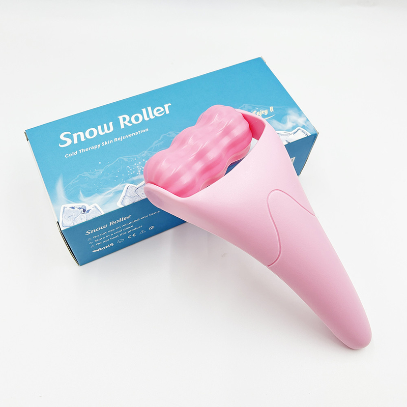 รอลเลอร์น้ําแข็งใบหน้าสําหรับผิวหน้าและร่างกาย สําหรับบ้าน Cooling Gym Cube Ice Mold Roller
