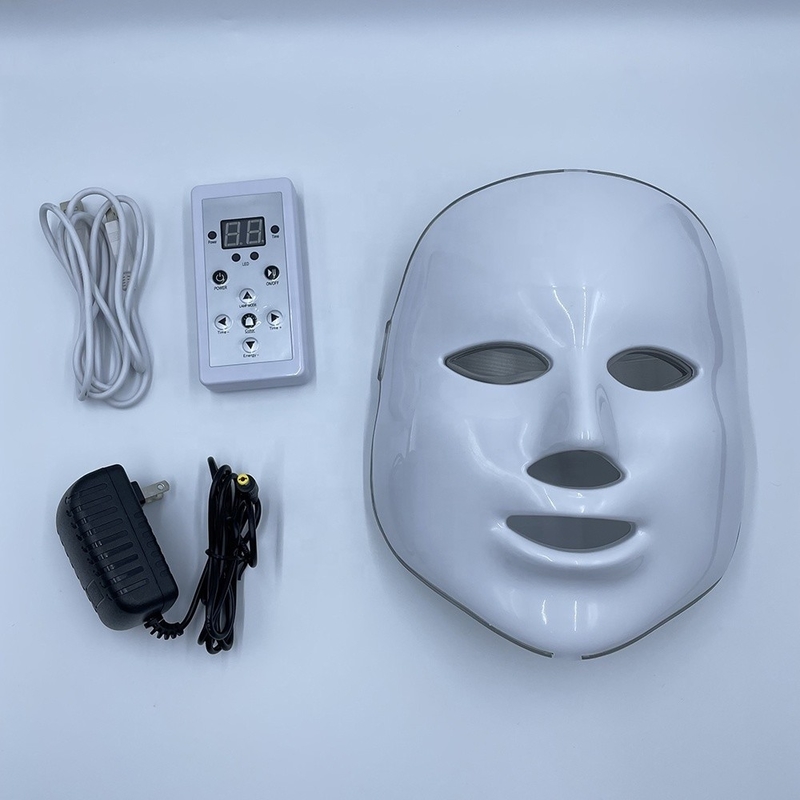 7 สี LED หน้ากากอนามัย ปล็อกชนิด CN สําหรับการรักษาแสงแดง Anti-wrinkle