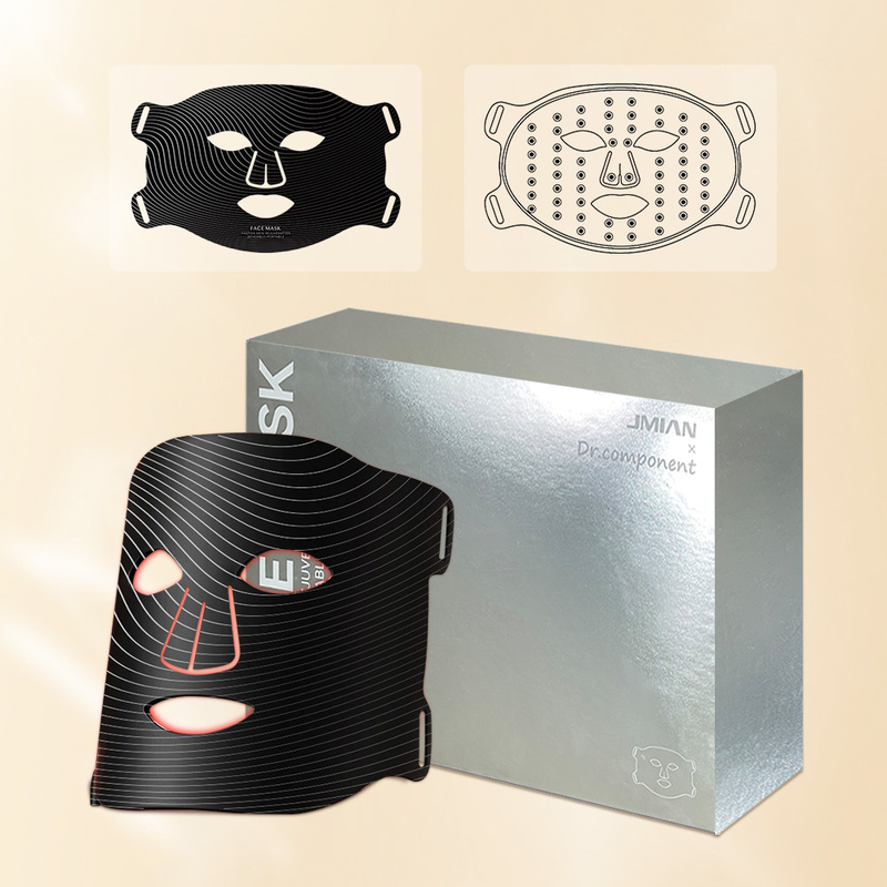 พื้นที่เป้าหมายของร่างกาย หน้ากาก LED อินฟราเรดคอมแพคต์สําหรับการรักษาสีแดง