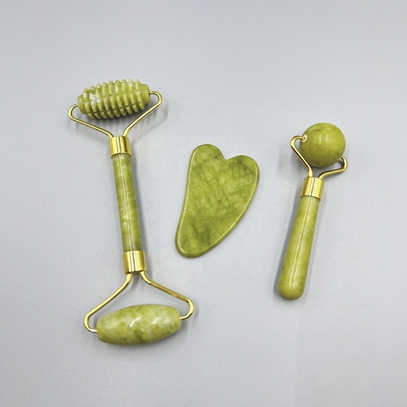 19*16*5cm มือถือ มินิ Jade รอลเลอร์ เบอร์ส่วนตัว ยกใบหน้า Gua Sha Set Box Tools 2023