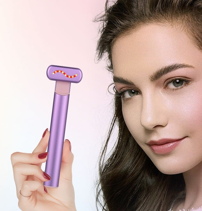 สั่นสะเทือน EMS อินทรีย์ฟรีเวิร์ค ตา Wand มือถือสําหรับการนวดใบหน้าและตา OEM / ODM