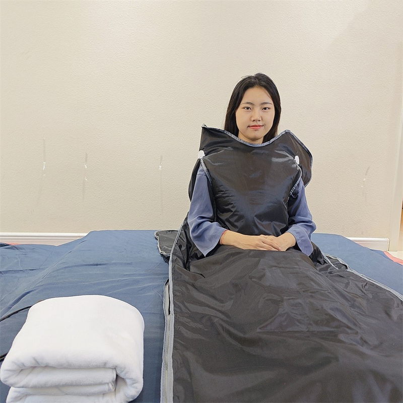 สัมผัสผ้าห่มสาวน่าอินฟราเรดที่ดีที่สุด ลด Ve-lcro Emf สําหรับการลดน้ําหนักและ Detox