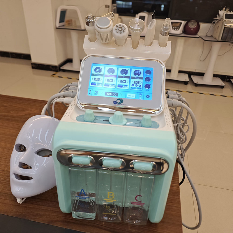 เครื่องทําหน้าแบบพกพา Oxygene Jet Aqua Jet Peel และ Dermabrasion สําหรับผิวเยาว์